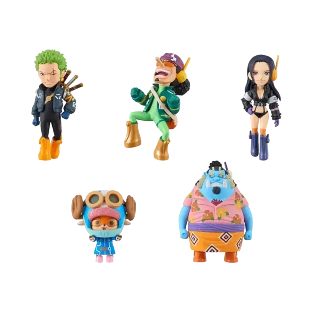 BANPRESTO "World Coletable Figure" -ONE PIECE- EGGHEAD 2 Complete 5 Piece Set