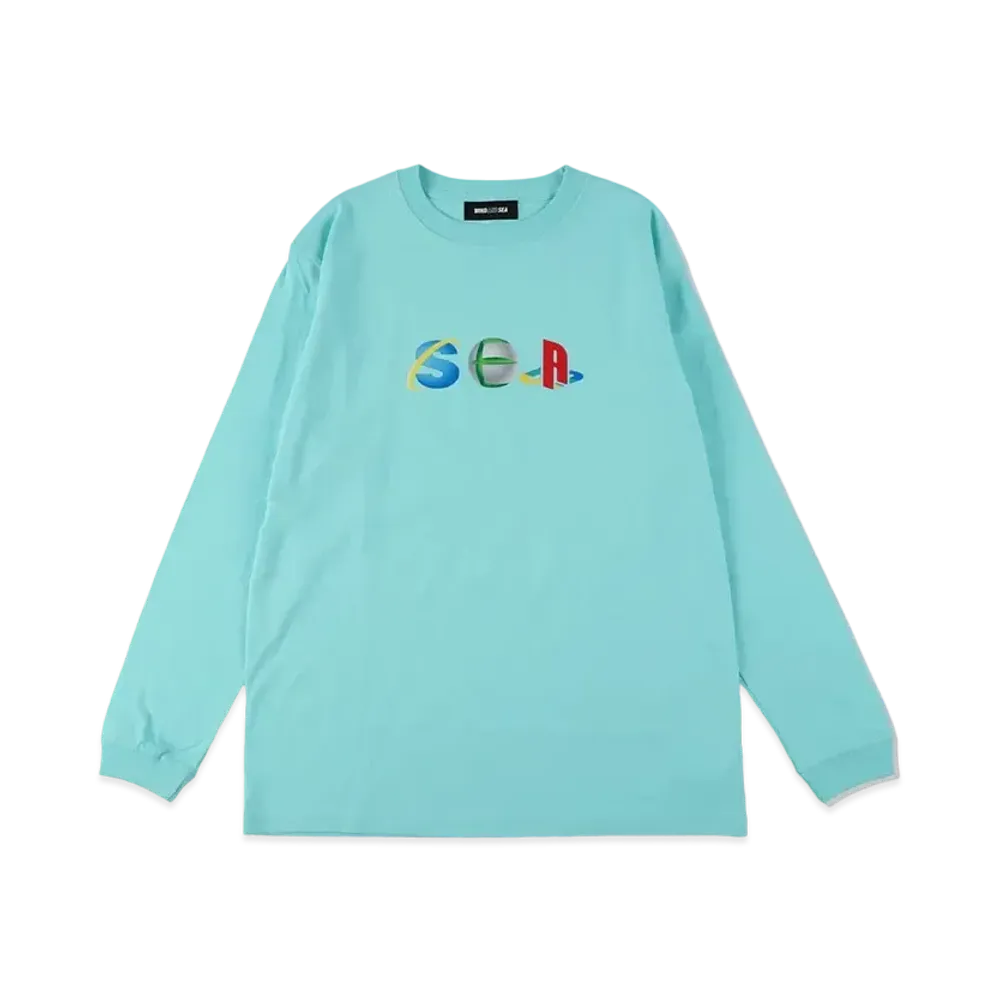 WIND AND SEA Networking L/S Tee "P Blue"