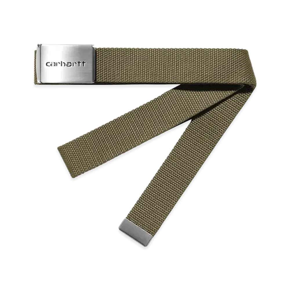 Carhartt WIP Clip Belt Chrome "Brass"
