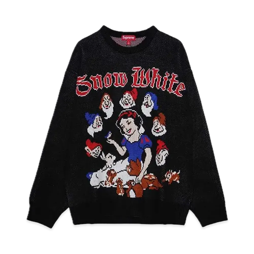 Supreme Snow White Sweater "Black"