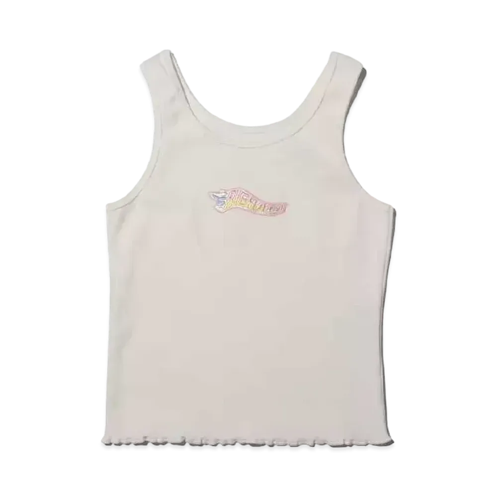 atmos pink x Riehata Logo Shishwili Tank Top Cardigan Set Tank Top only "White"