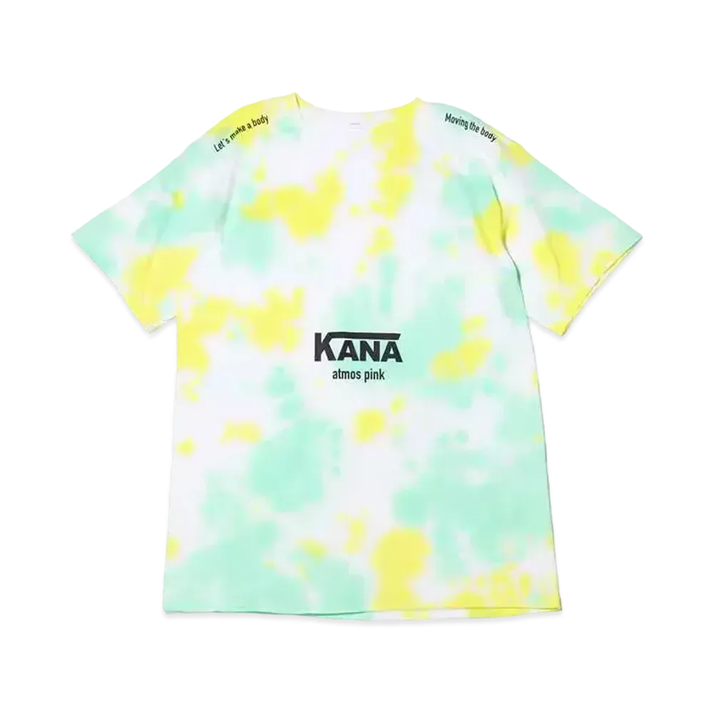 atmos pink x Kana Tie-Dye T-Shirt "Yellow"