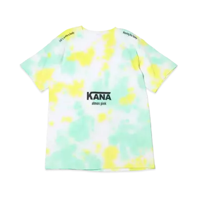 atmos pink x Kana Tie-Dye T-Shirt "Yellow"