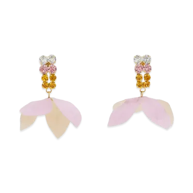 MARNI Women's Flower Earrings "Multicolor"