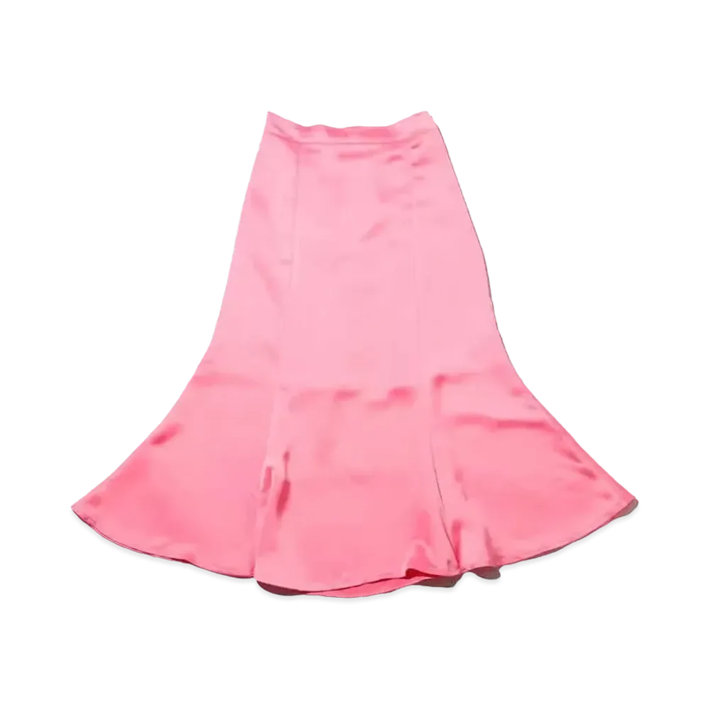 atmos pink Satin Mermaid Skirt "Pink"