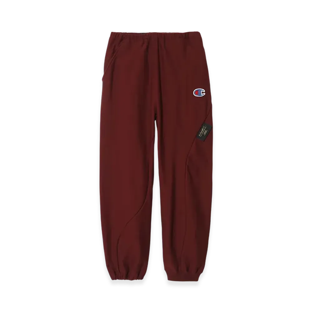 UNDERCOVER x Champion Cotton Polyester Fleece Lined Sweatpants "Bordeaux"