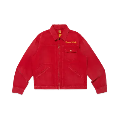 HUMAN MADE Zip-Up Work Jacket "Red"