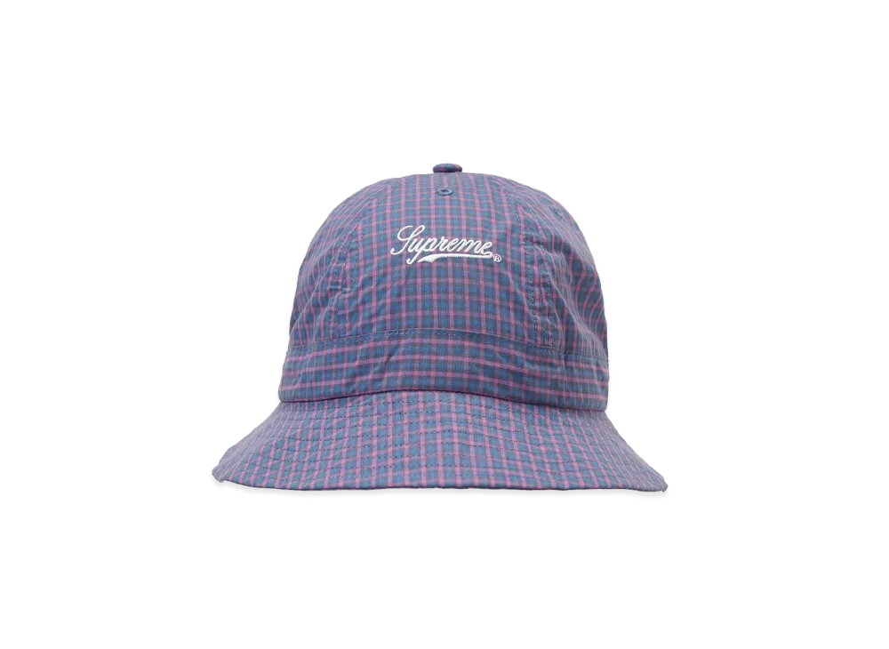 Supreme Cordura Plaid Bell Hat "Purple"
