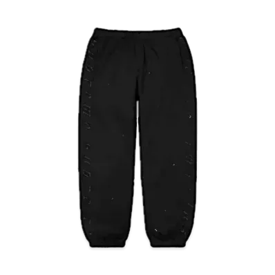 Supreme Raised Embroidery Sweatpant "Black"