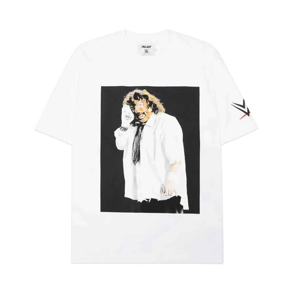 PALACE WWE Mankind Sock T-Shirt "White"