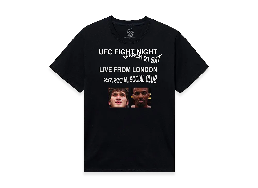 ANTI SOCIAL SOCIAL CLUB x UFC Live Tee "Black"