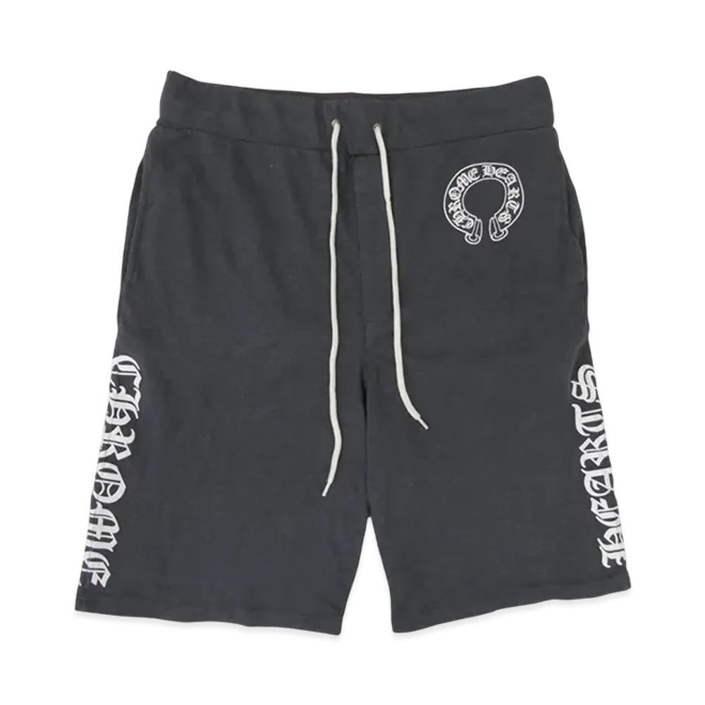Chrome Hearts Horseshoe Print Sweat Shorts "Gray"