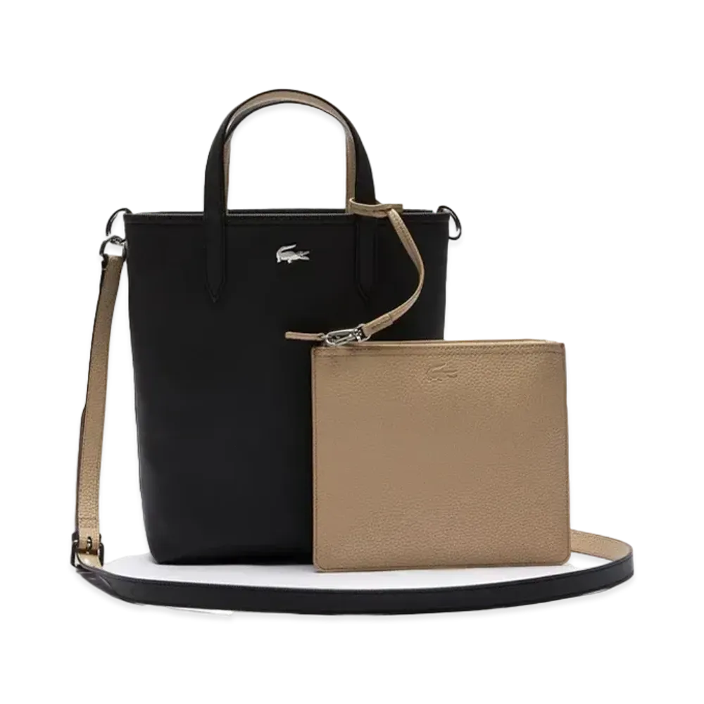 LACOSTE Anna Reversible Vertical Tote "Beige"
