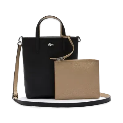 LACOSTE Anna Reversible Vertical Tote "Beige"