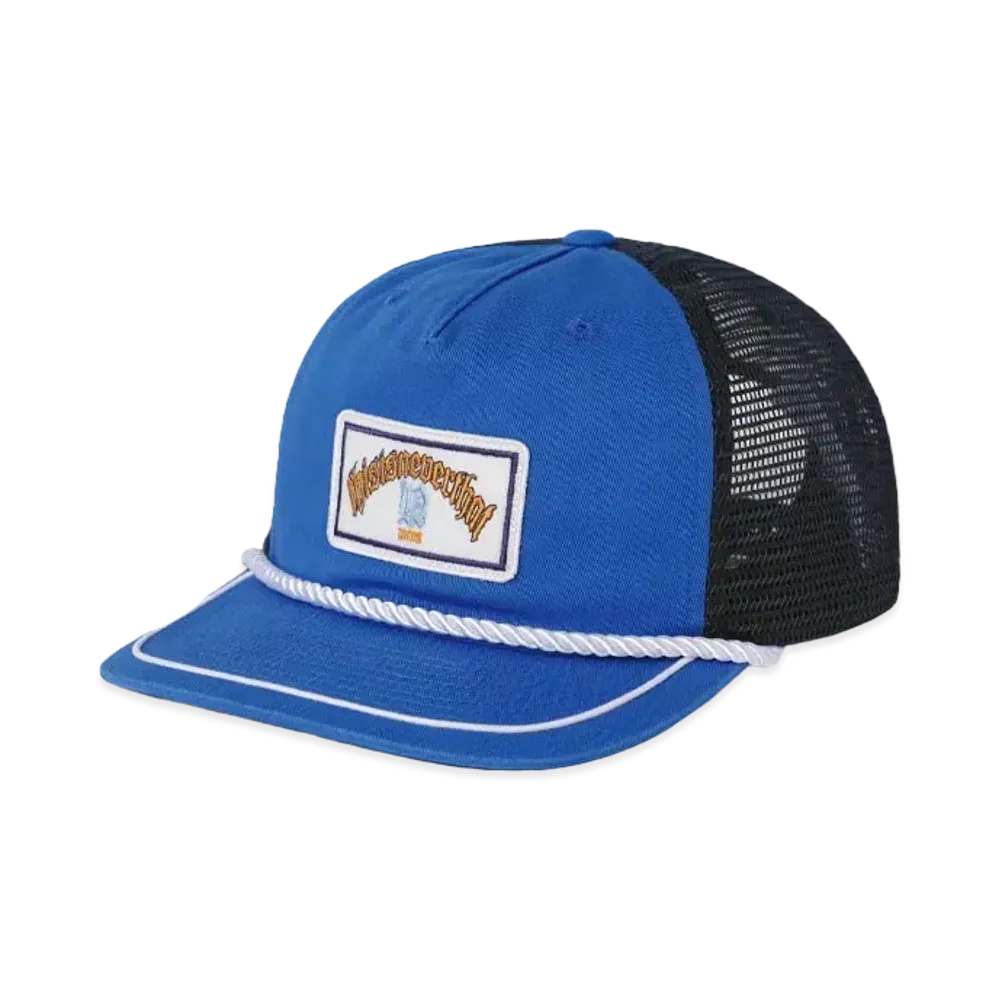 thisisneverthat Wappen Mesh Trucker Cap "Blue"
