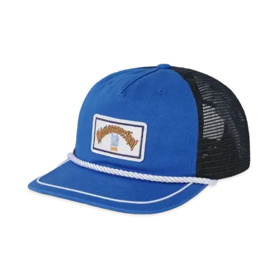 thisisneverthat Wappen Mesh Trucker Cap "Blue"