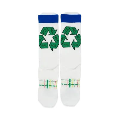 PALACE ADIDAS PALACE RUNNING SOCKS "White"