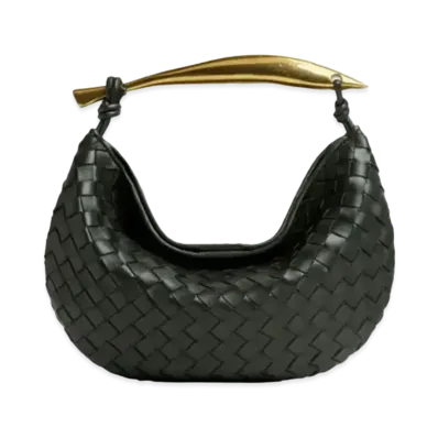 Bottega Veneta Sardine Hand Bag "Dark Green"