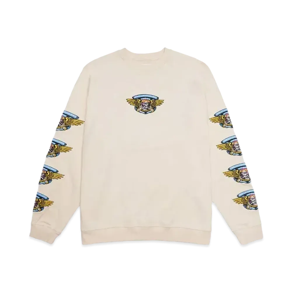 MAYO JESUS SKULL Embroidery Crew neck "OFF WHITE"