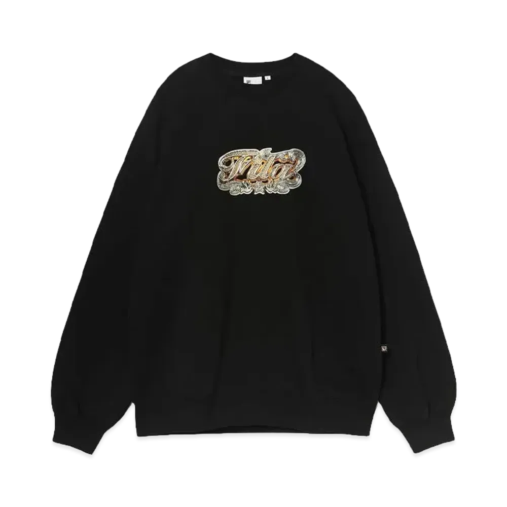 FILA x JP THE WAVY Crew Neck Shirt "BLACK"