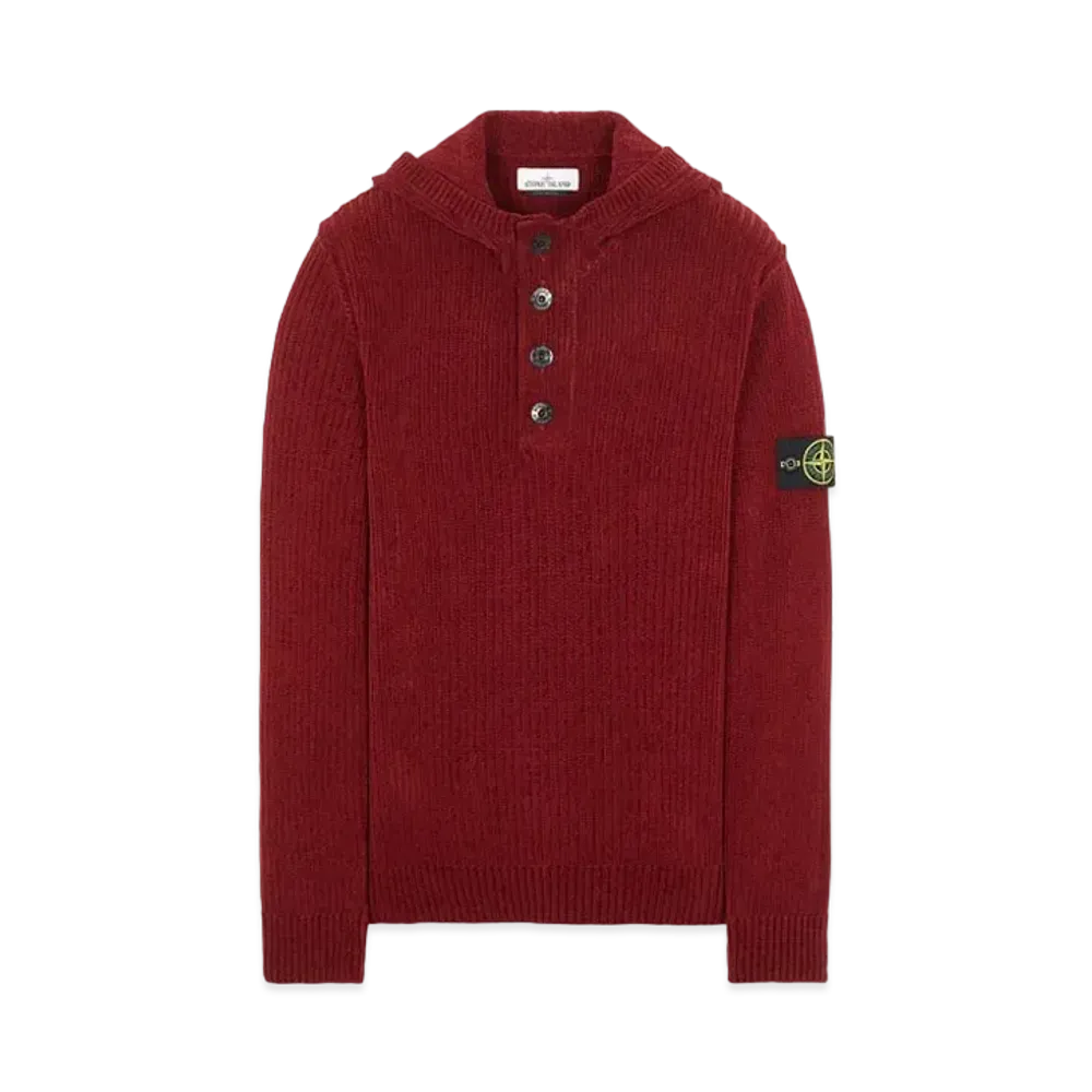 Stone Island 564A5 COTTON CHENILLE "Brick Red"