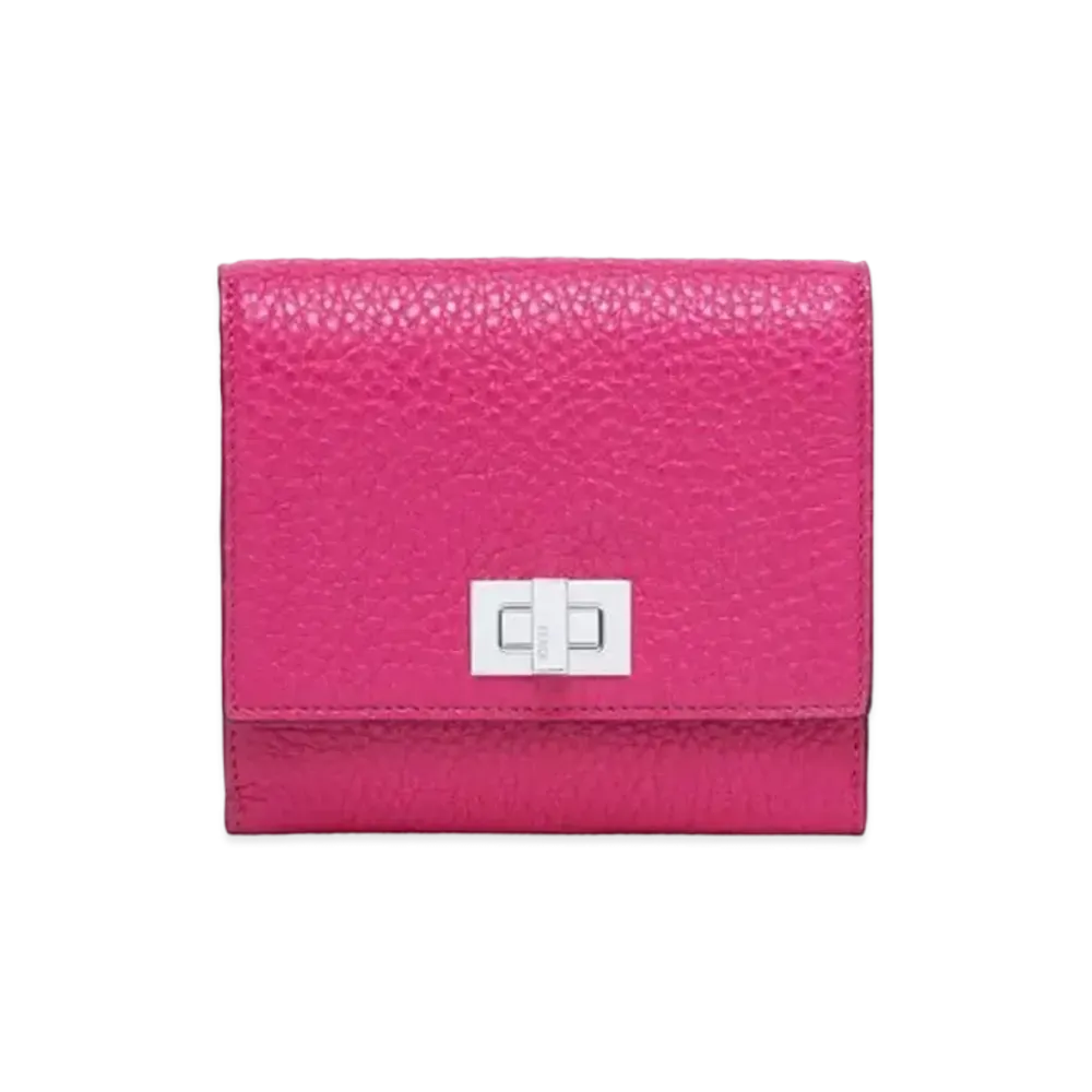 FENDI Wallet Leather "Pink"