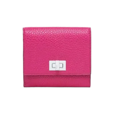 FENDI Wallet Leather "Pink"