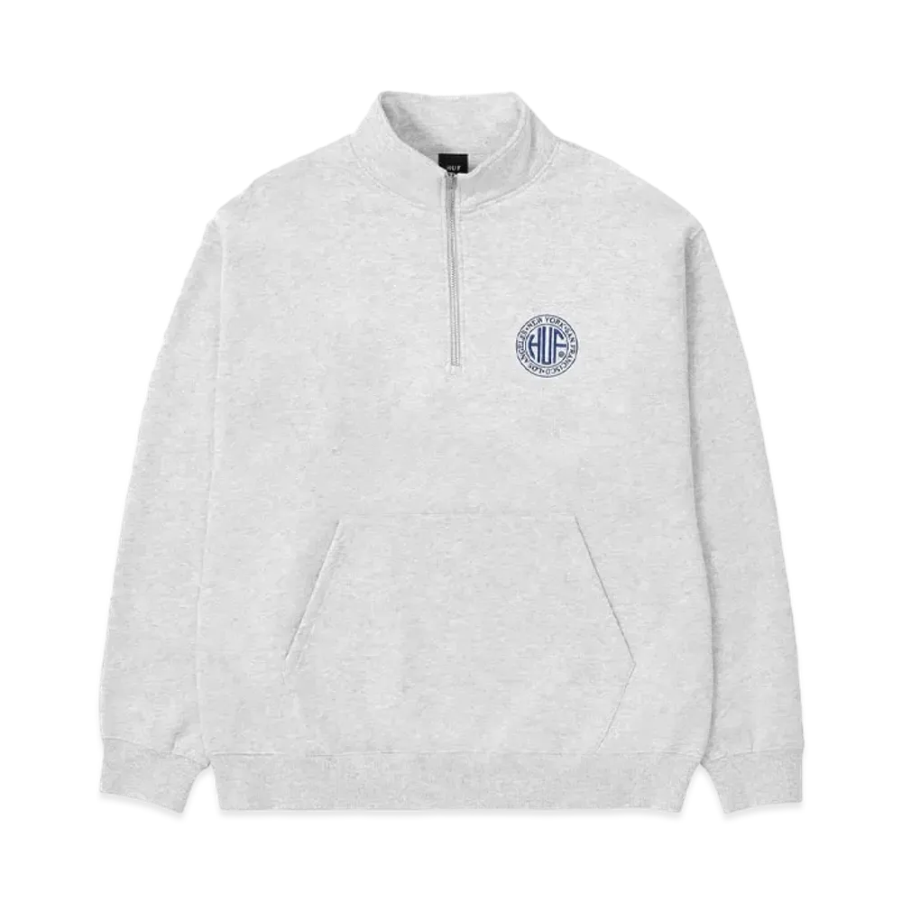 HUF Regional Half Zip Fleece "Ash Gray"