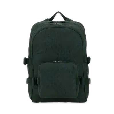 Burberry Bottle Nylon Blend Check Backpack "Green"