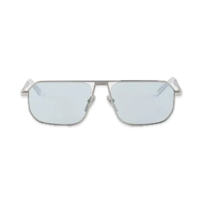 PRADA Sunglasses with Iconic Metal Plate "Blue"