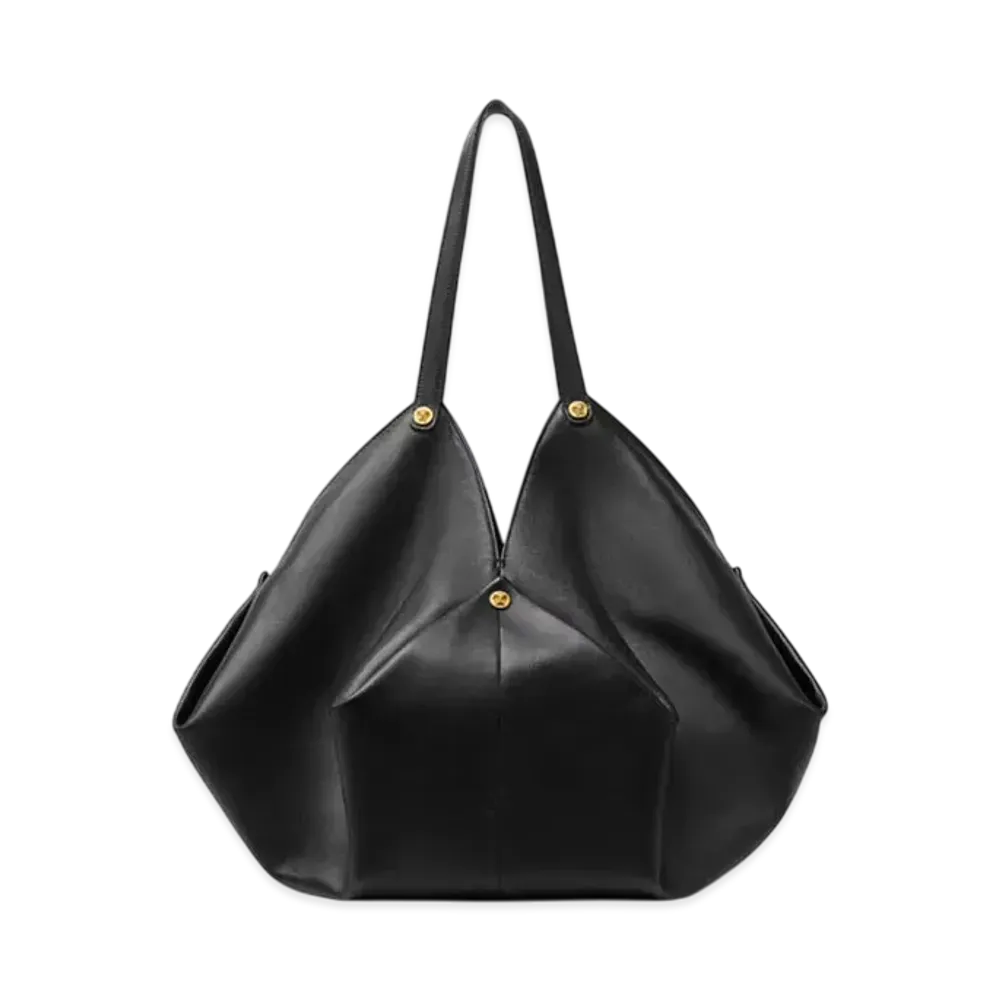 Versace Protea Large Shoulder Bag "Black/Gold"