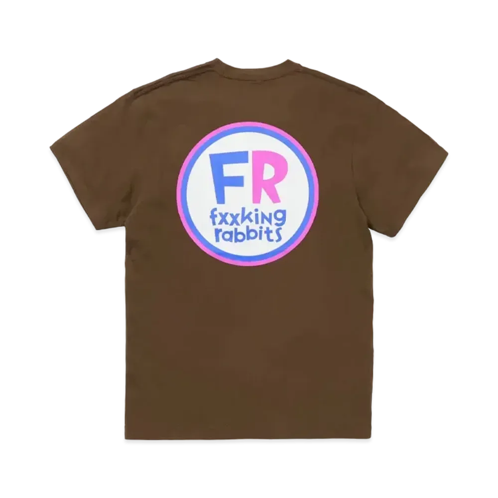 FR2 Colorful Circle Fr Logo T-Shirt "Brown"
