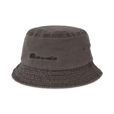 thisisneverthat Overdyed SCT-Logo Bucket Hat "Charcoal"
