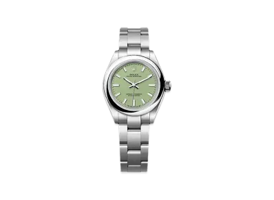 ROLEX Oyster Perpetual 28mm Oystersteel 276200 "Pistachio"
