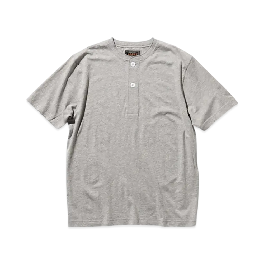 BEAMS Henley Neck Tee 30 "Gray"