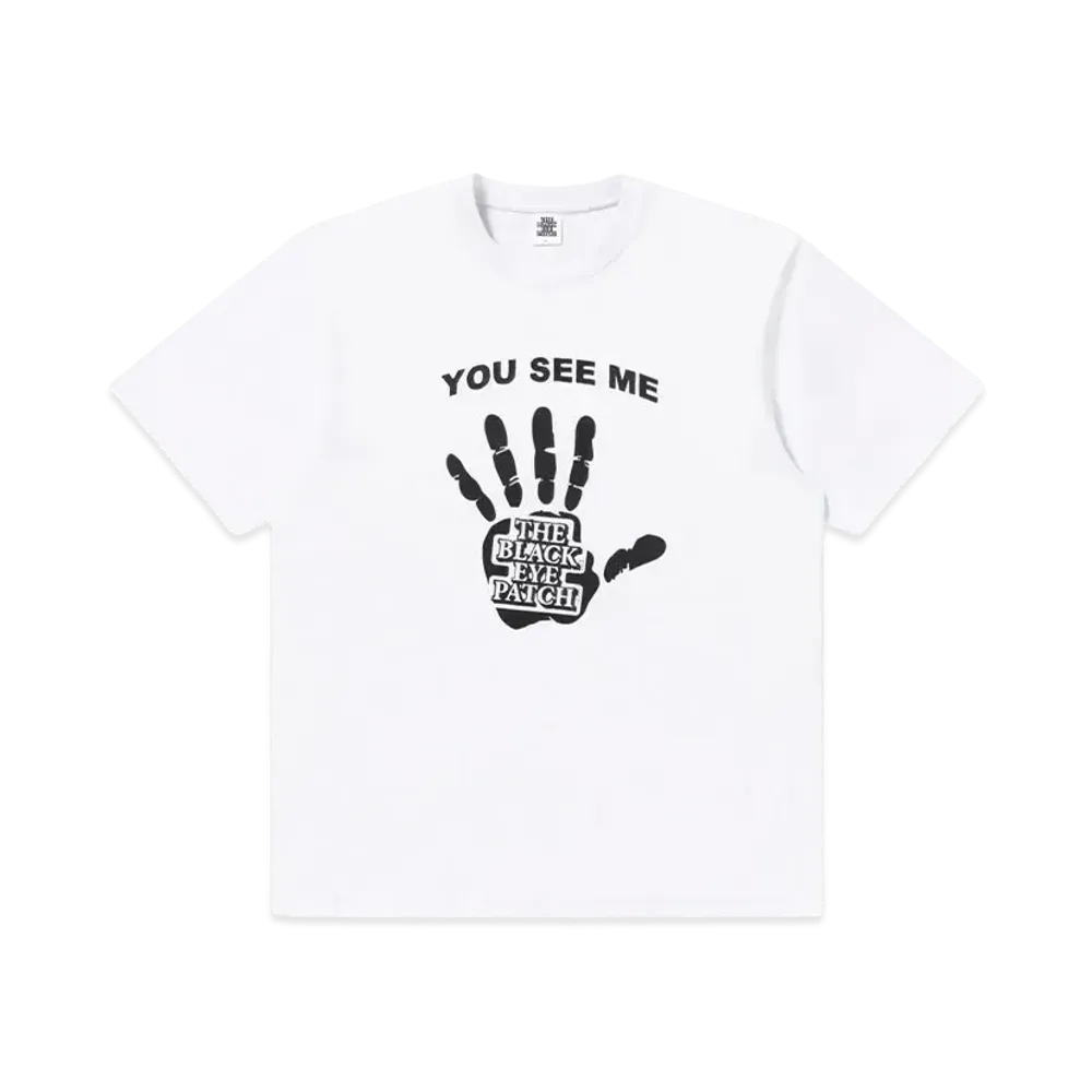 BlackEyePatch Talk To The Hand Tee "White"