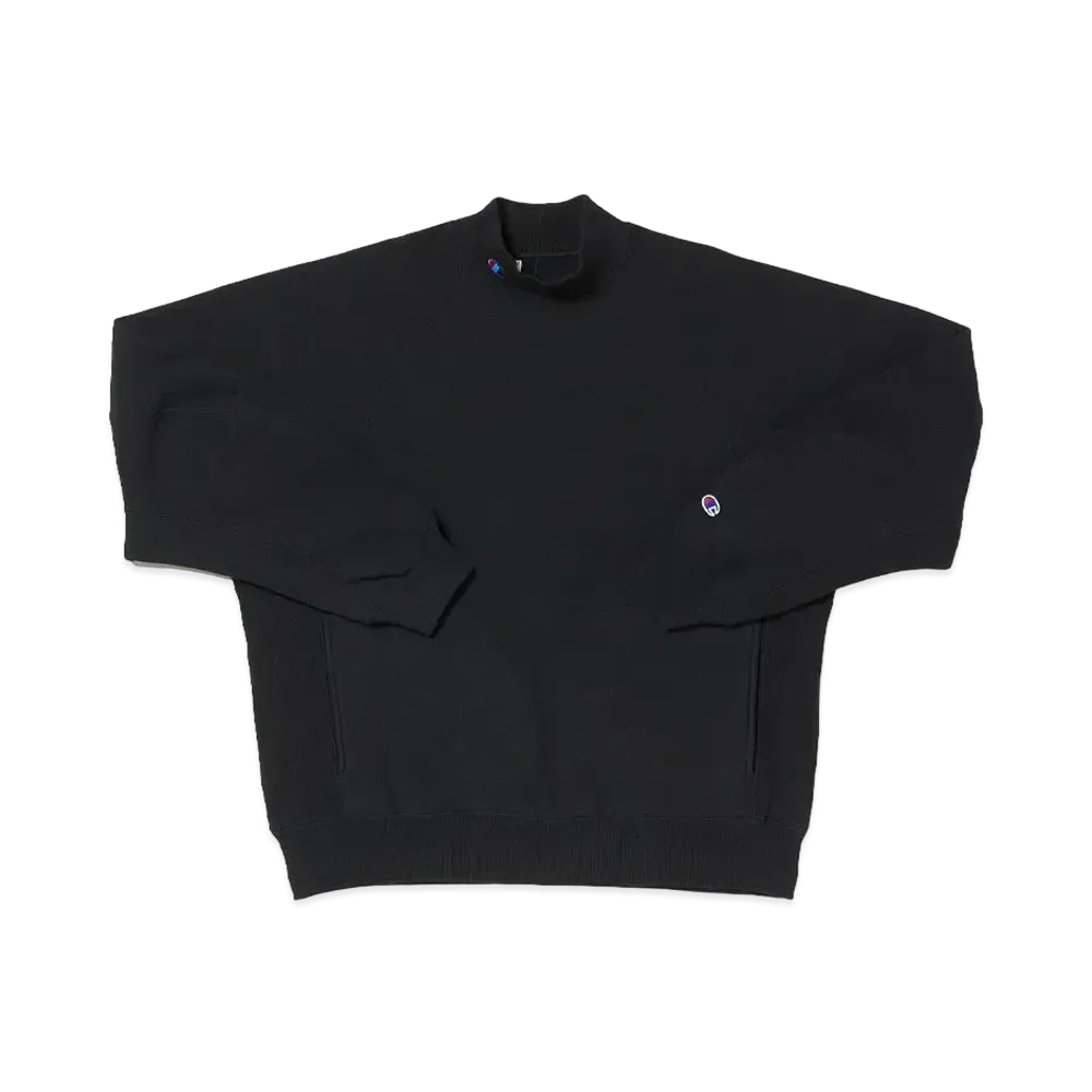 N.HOOLYWOOD Mockneck Sweatshirt "Black"