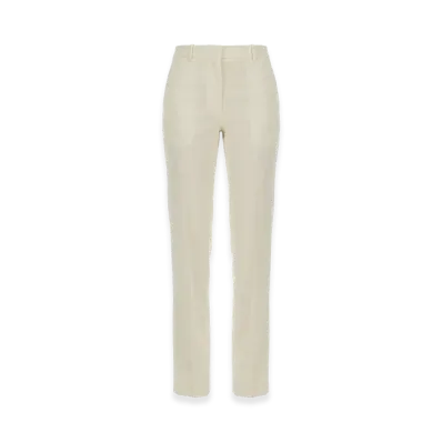 Jil Sander Women's Wool Pants "Beige"