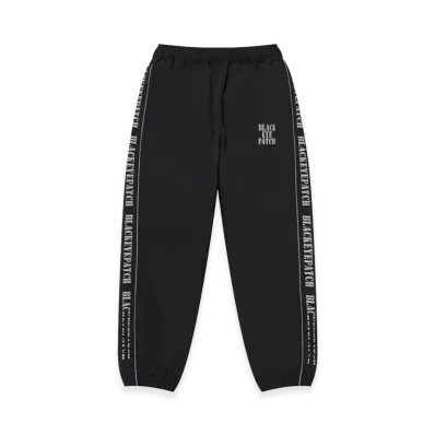 BlackEyePatch Reflective Stencil Logo Track Pants "Black"
