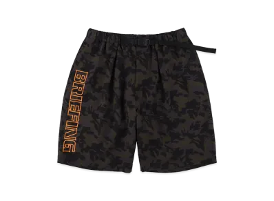 WIND AND SEA x BRIEFING GOLF Camo Wide Shorts "Orange"