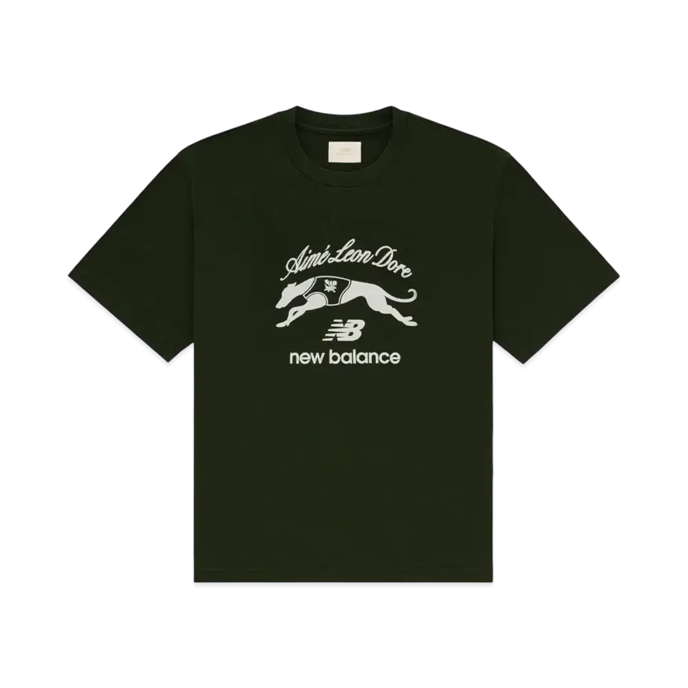 Aime Leon Dore x New Balance 997 Logo Tee "Green"