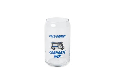Carhartt WIP Cold Drinks Can Glass "Clear"