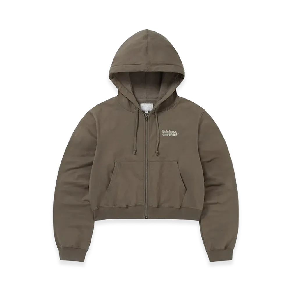 thisisneverthat Thermal LT W Zip Up Hoodie "Dark Mocha"