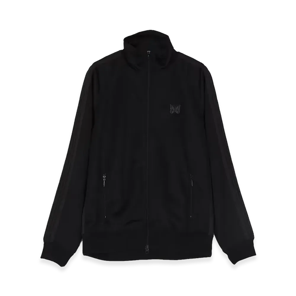 NEEDLES x FREAK'S STORE Track Jacket - PolySmooth "Black Base/Charcoal"