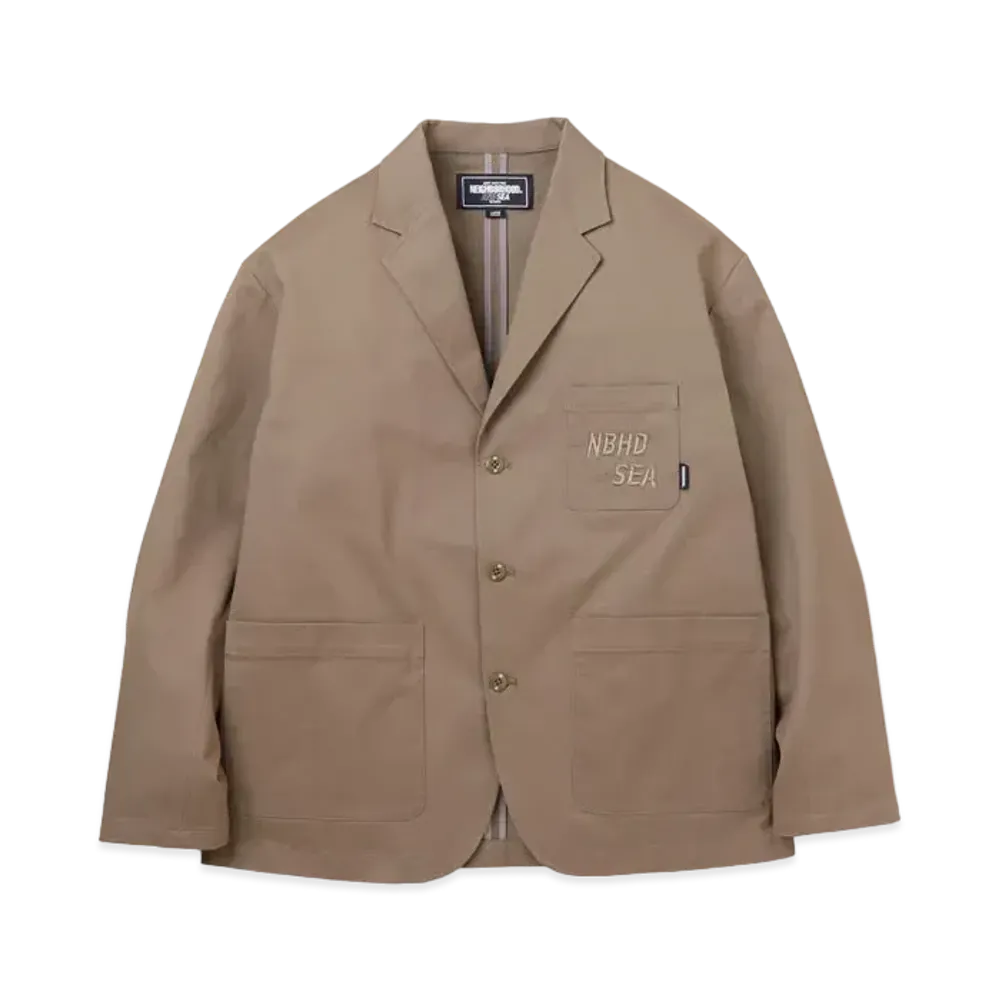 WIND AND SEA x NEIGHBORHOOD 3Button Jacket "Olive Drab"