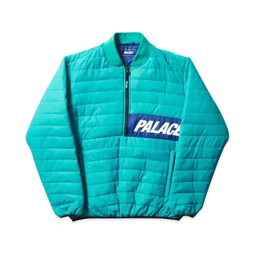 PALACE Half Zip Packer "Teal"