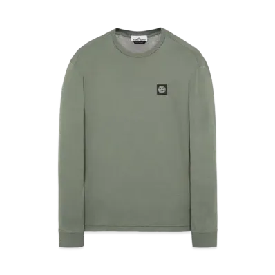 Stone Island 22713 60/2 COTTON JERSEY_SLIM FIT "Sage Green"