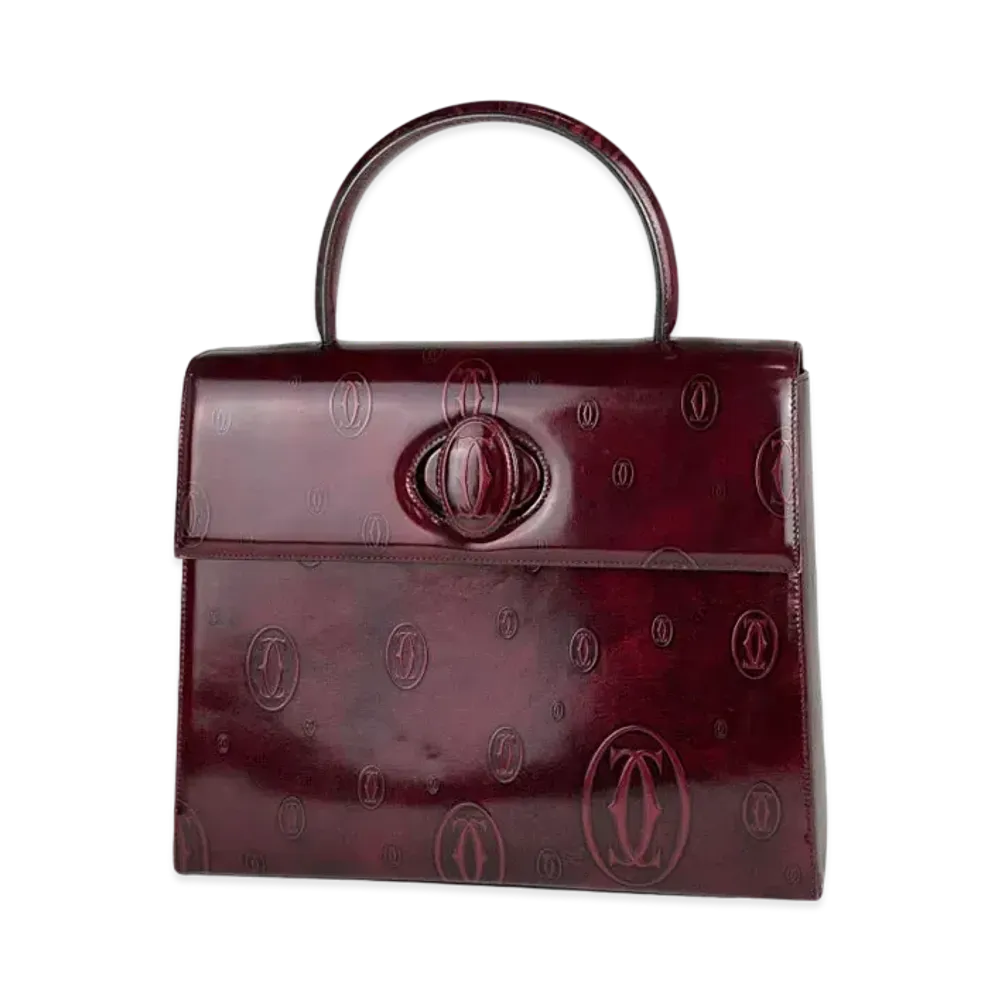 Cartier Happy Birthday Handle Bag "Bordeaux"