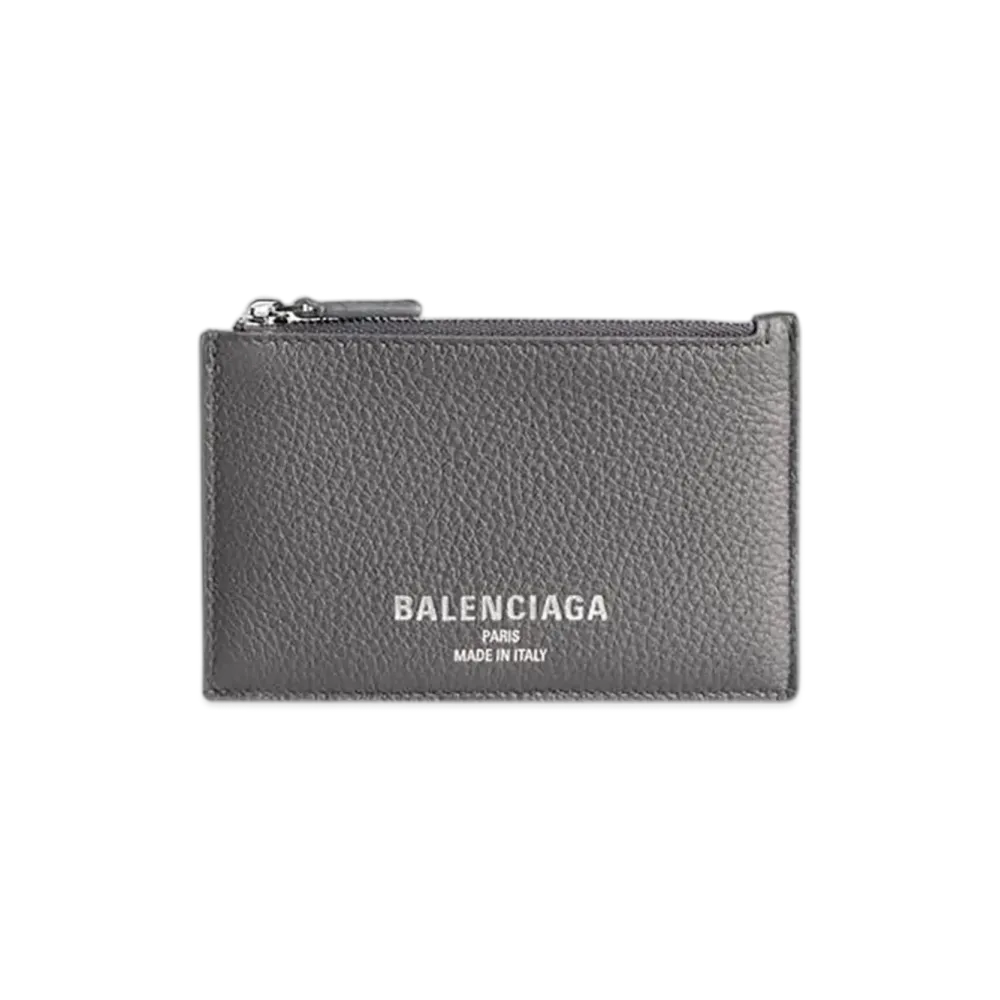 BALENCIAGA Credit Long Coin & Card Holder "Grey"