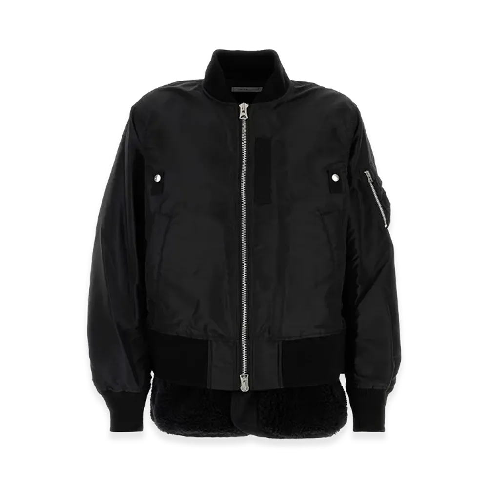 sacai Nylon Bombe Jacket "Black"